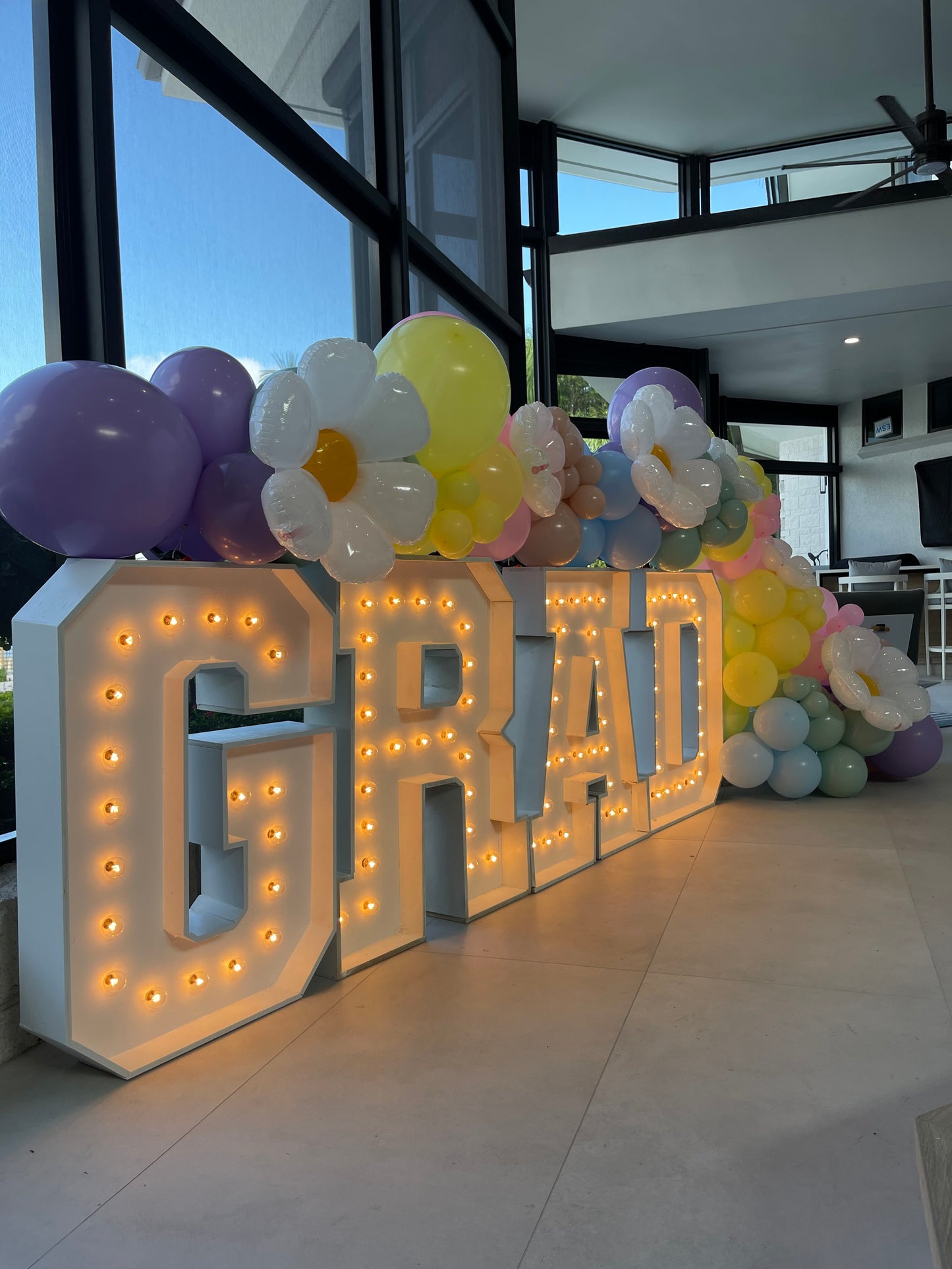 GRAD Marquee Letters Rental