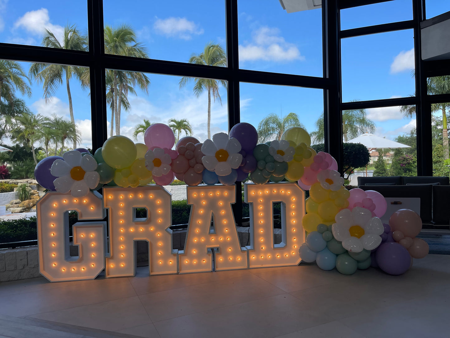GRAD Marquee Letters Rental