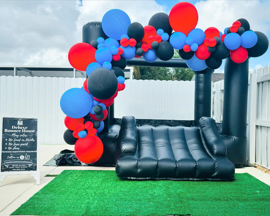 Mini Black Bounce House | 8x11ft | For kids up to 7 years