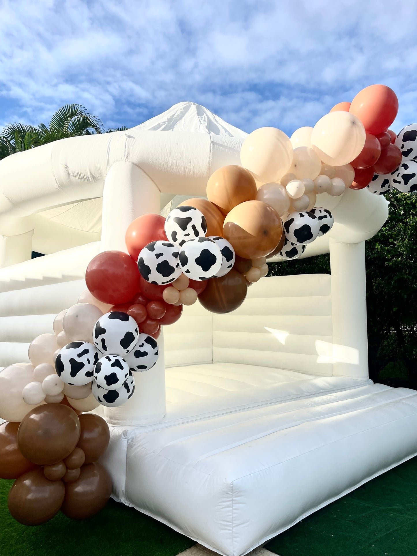 White Bounce House with Roof | 13x13ft | All ages