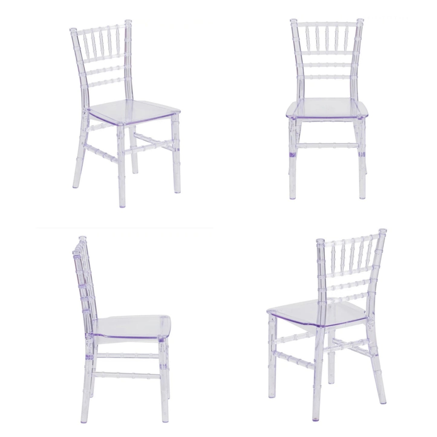 Clear kids chairs & kids table