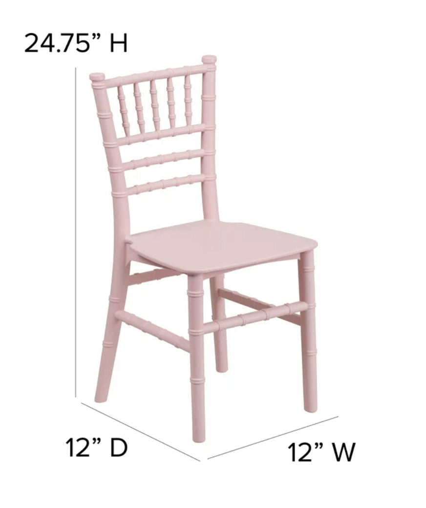 Pink kids chairs & kids table