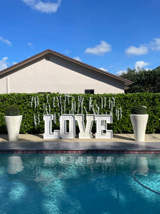 LOVE Marquee letters Rental