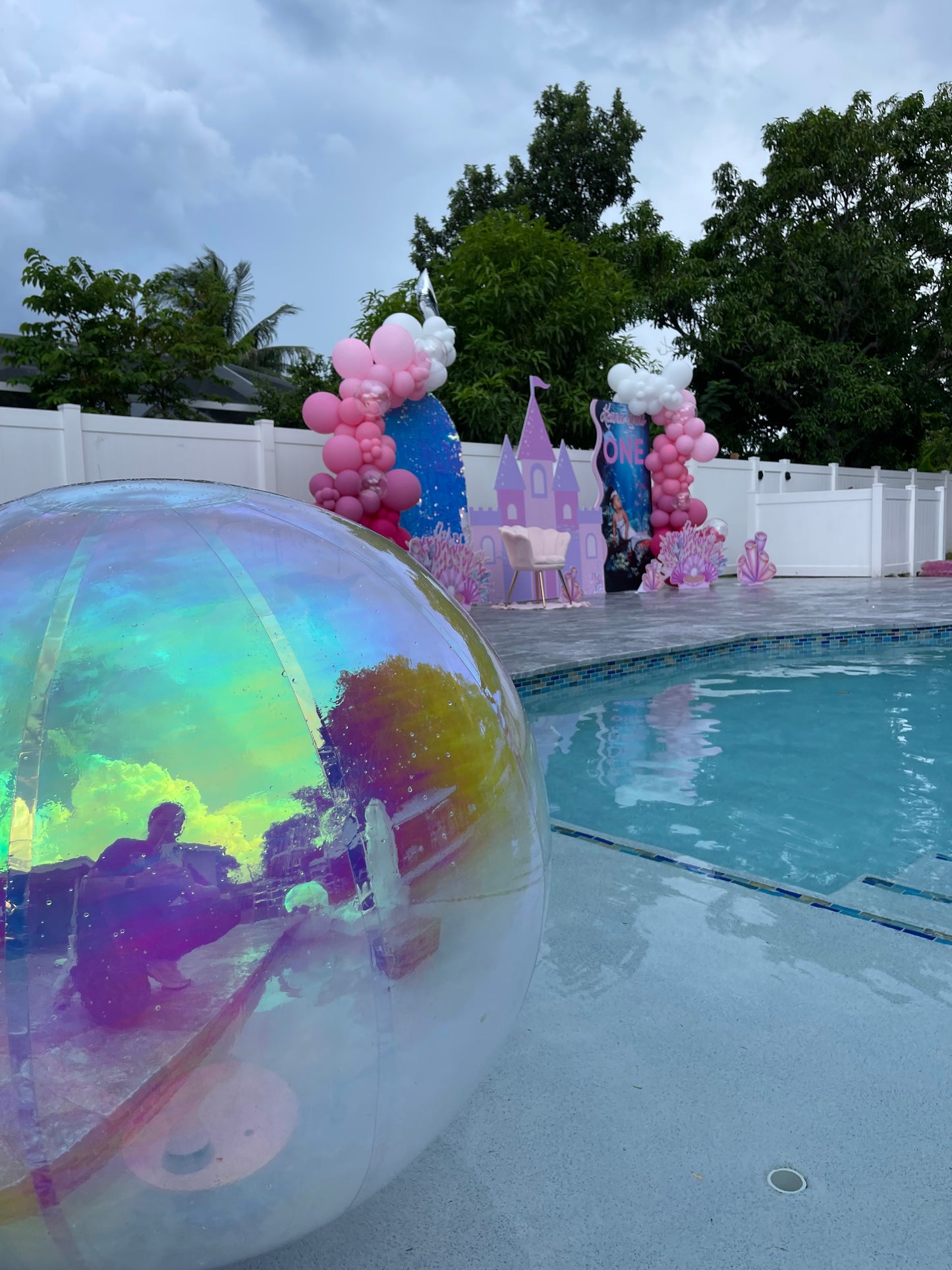 Iridescent Mirror Balls - rental / add-on only