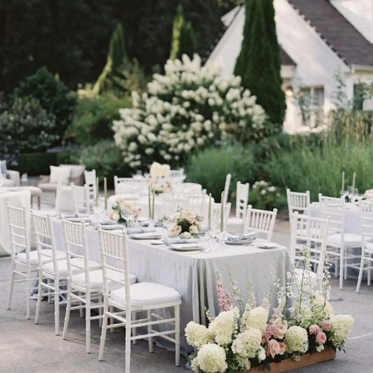 Adult chiavari chairs - White - for rent