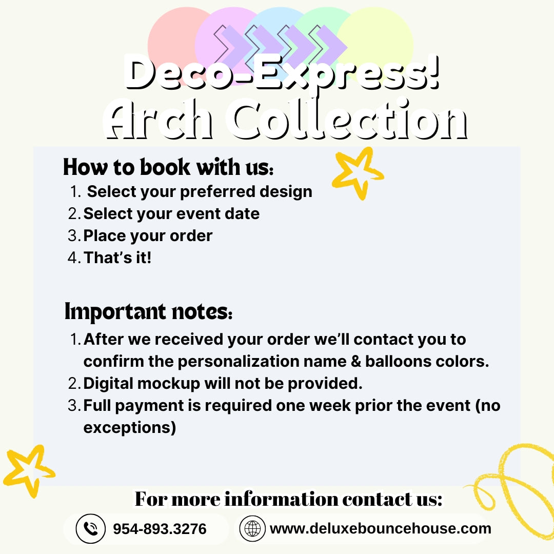 Deco-Express |  Arch Collection | for Girls
