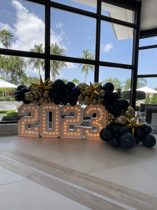 Year Marquee Numbers Rental