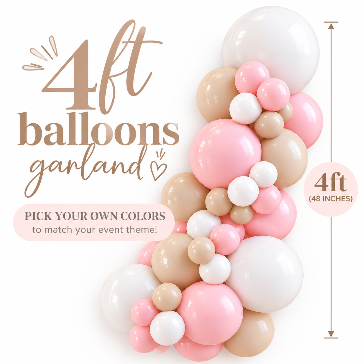 4ft Balloons Garlands