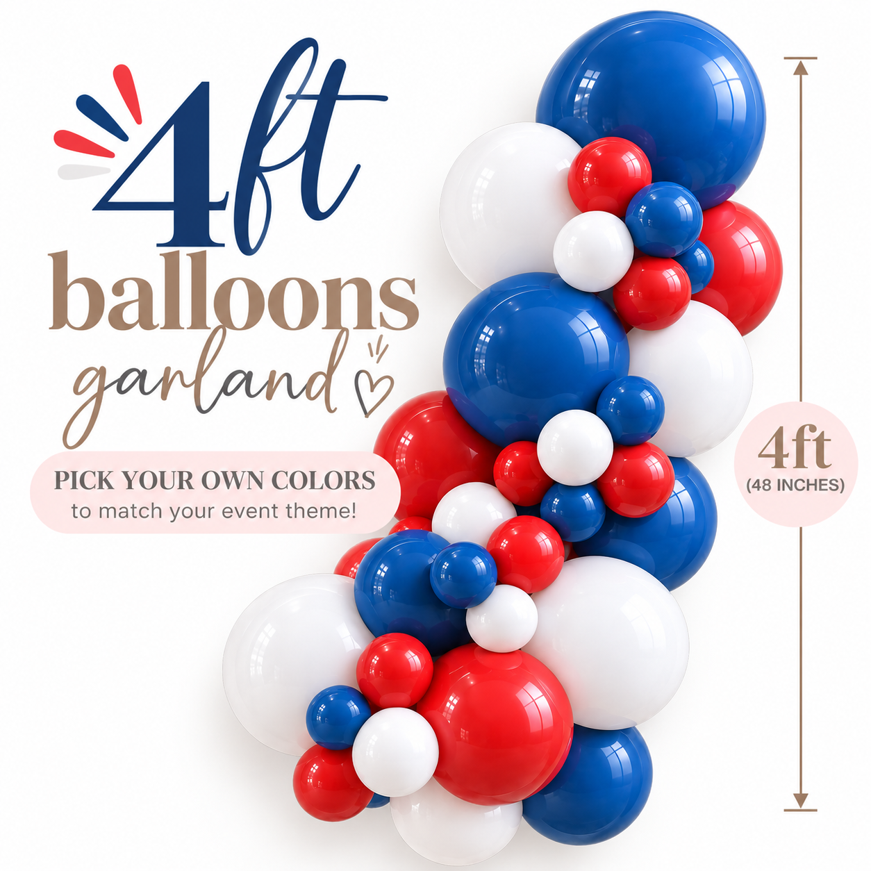 4ft Balloons Garlands