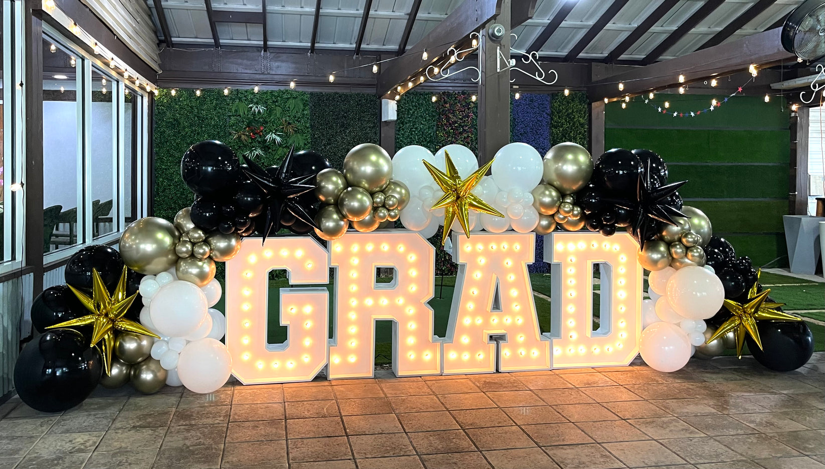 Graduation Marquee Letters GRAD Marquee Letters Rental – Deluxe Bounce House