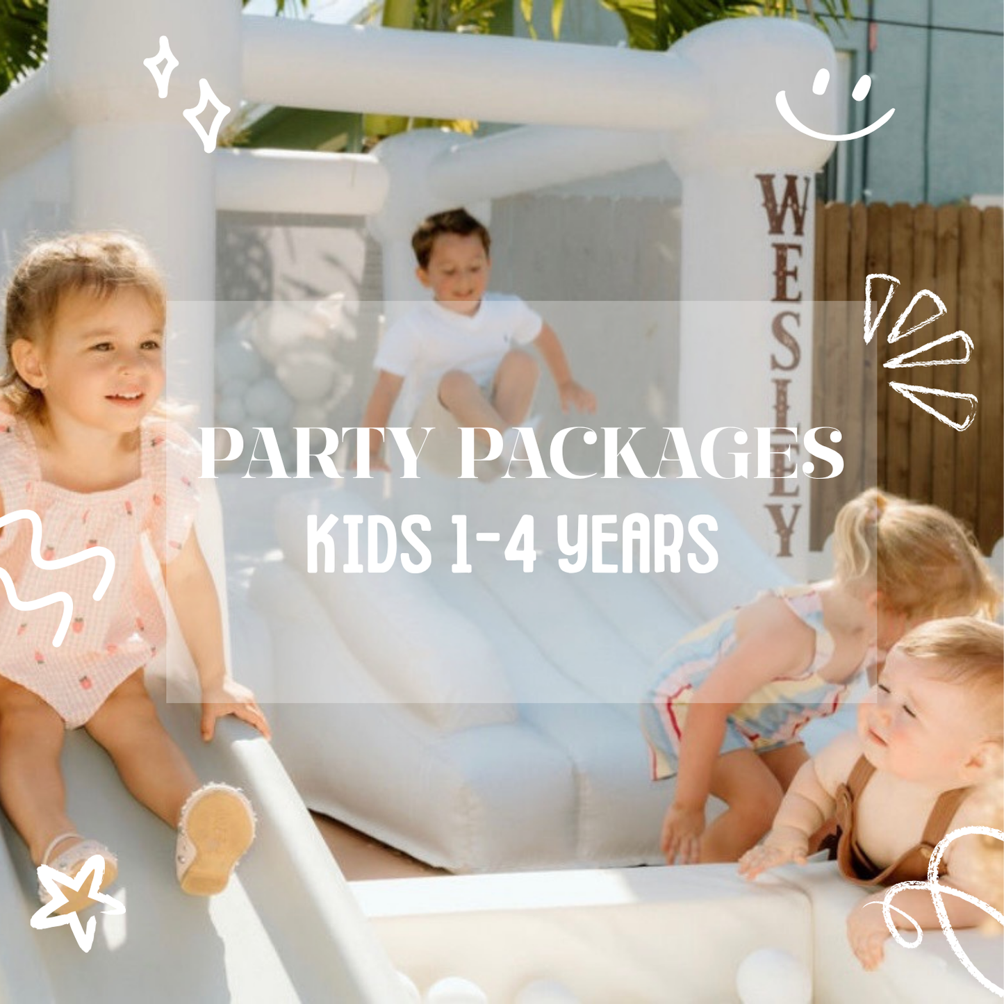 Party Packages - Kids 1-4 year!