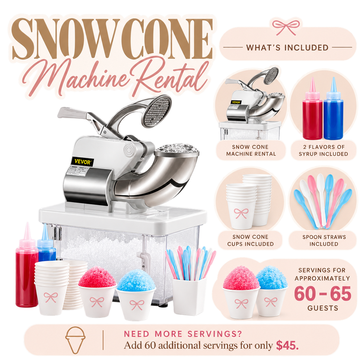 Snow Cone Machine - Rental
