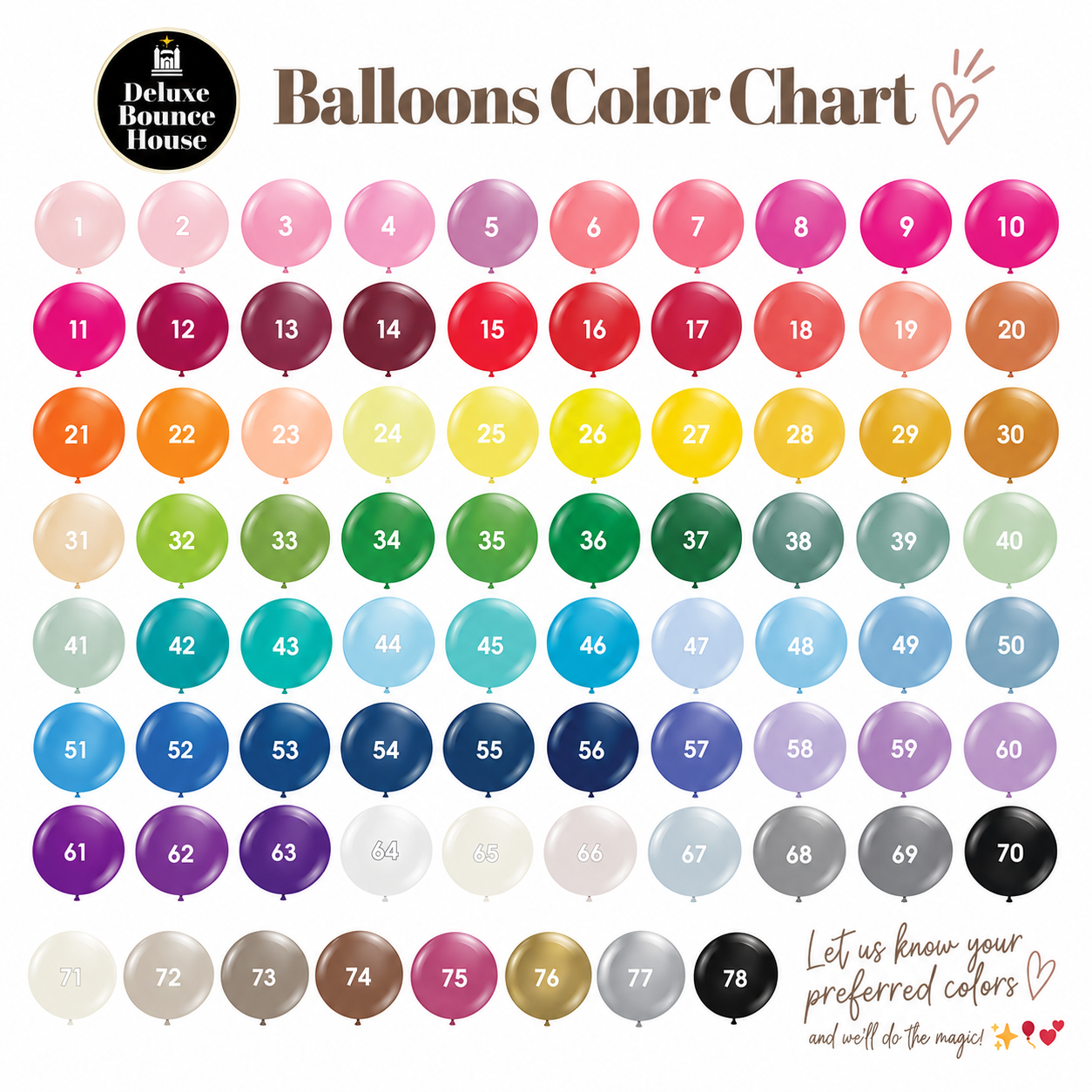 4ft Balloons Garlands