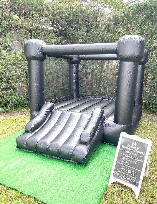 Mini Black Bounce House | 8x11ft | For kids up to 7 years