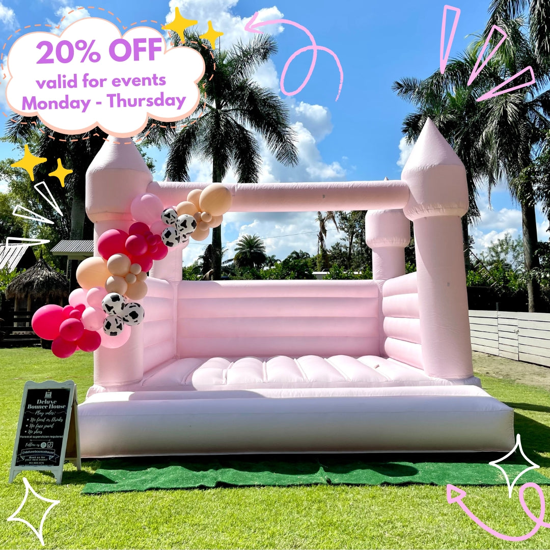 WEEKDAY PROMO (MOND-THURS) | Pink Bounce House | 13x13ft | All ages
