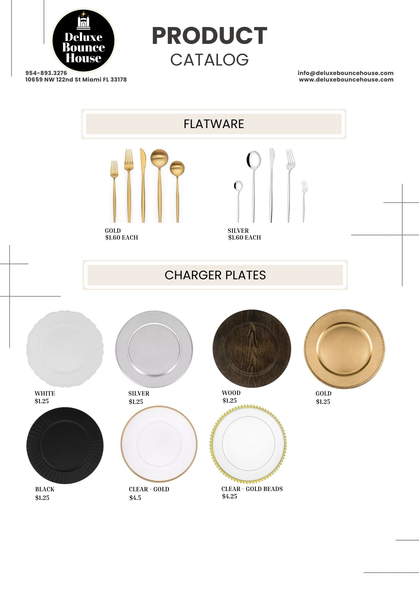 🎉 NEW SERVICES! Party Rental Catalog