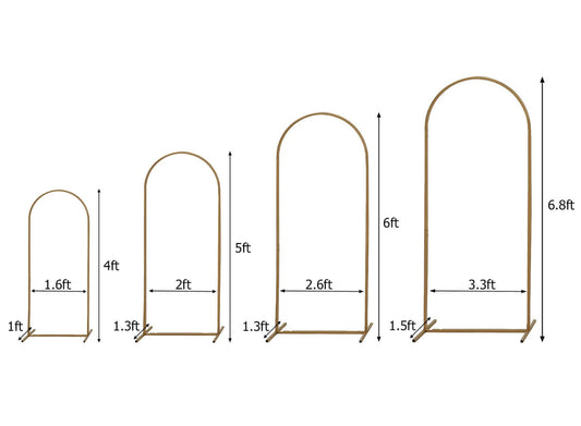 Chiara Backdrop set (indoors only)- Metal - rental - add on only