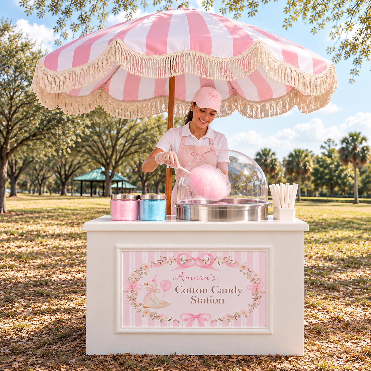 Luxury Cotton Candy Station with Attendant ✨