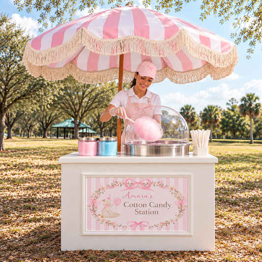 Luxury Cotton Candy Station with Attendant ✨