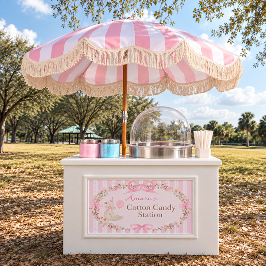 Luxury Cotton Candy Station with Attendant ✨