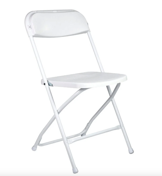 Adult Plastic Foldable chairs - for rent