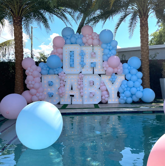 OH BABY Marquee Letters