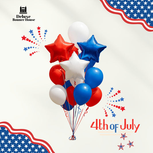 4th July - Helium Balloons Bouquet (Grab & Go or Delivery)