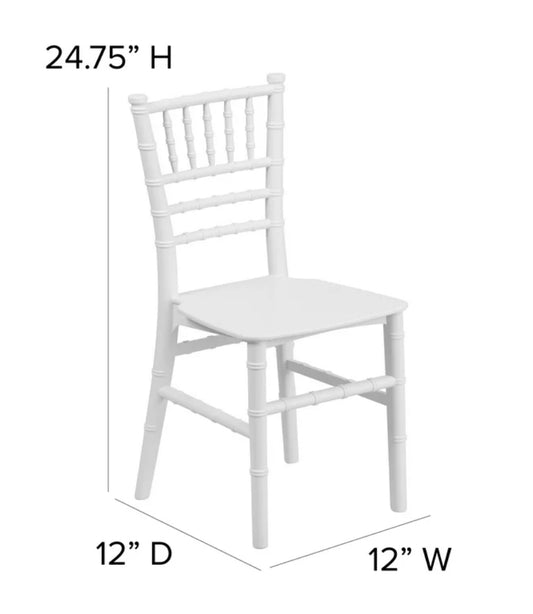 White kids chairs & kids table