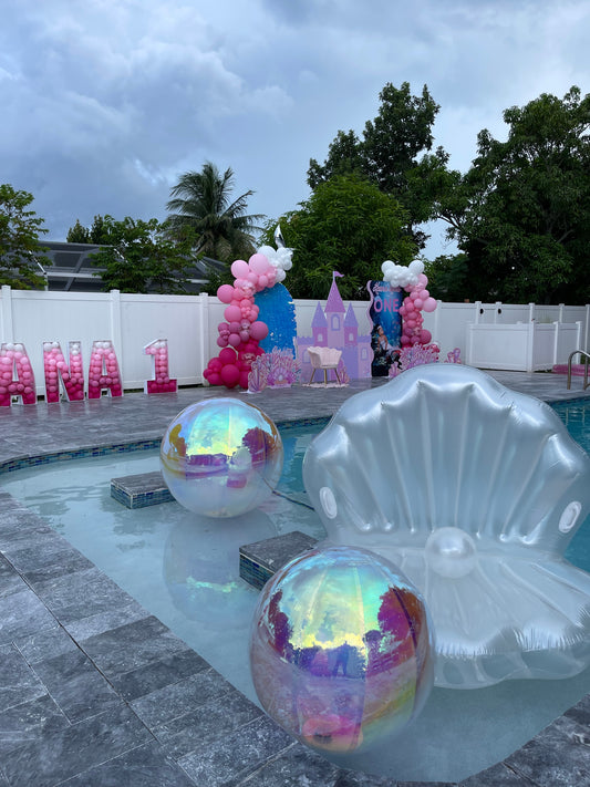 Iridescent Mirror Balls - rental / add-on only