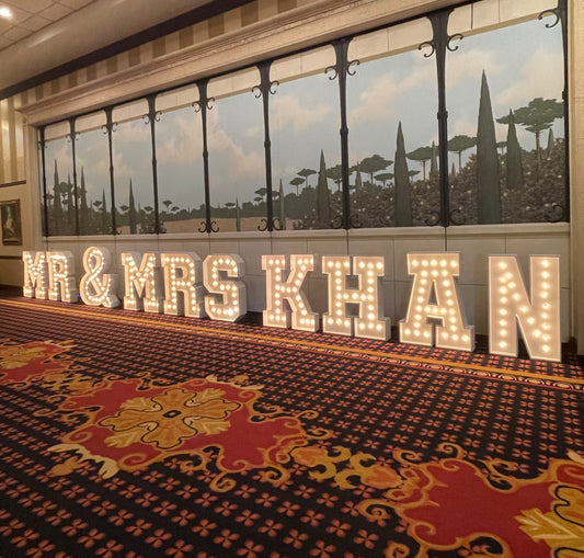 Marquee Letters & Numbers Rental - Light up!