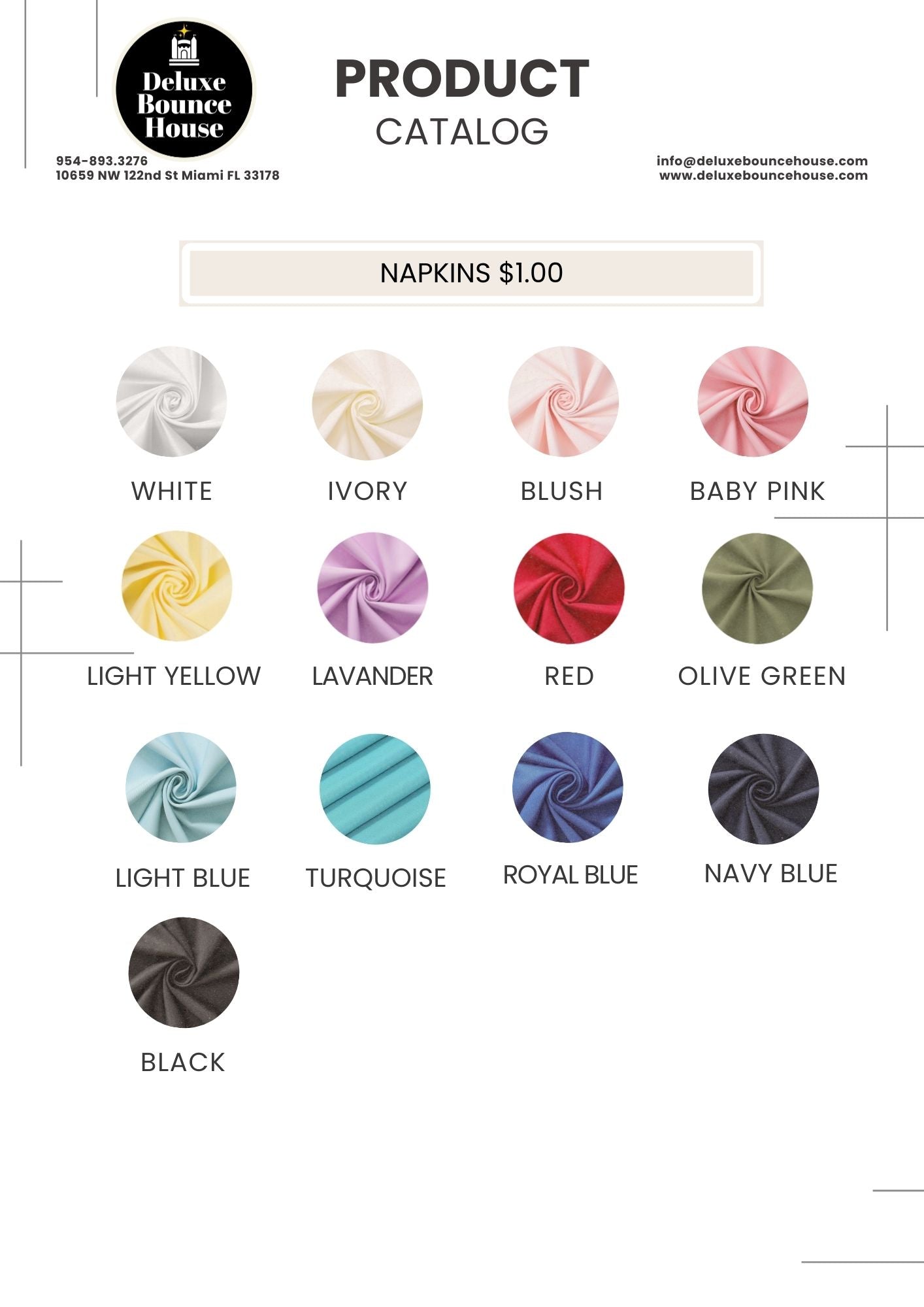 🎉 NEW SERVICES! Party Rental Catalog