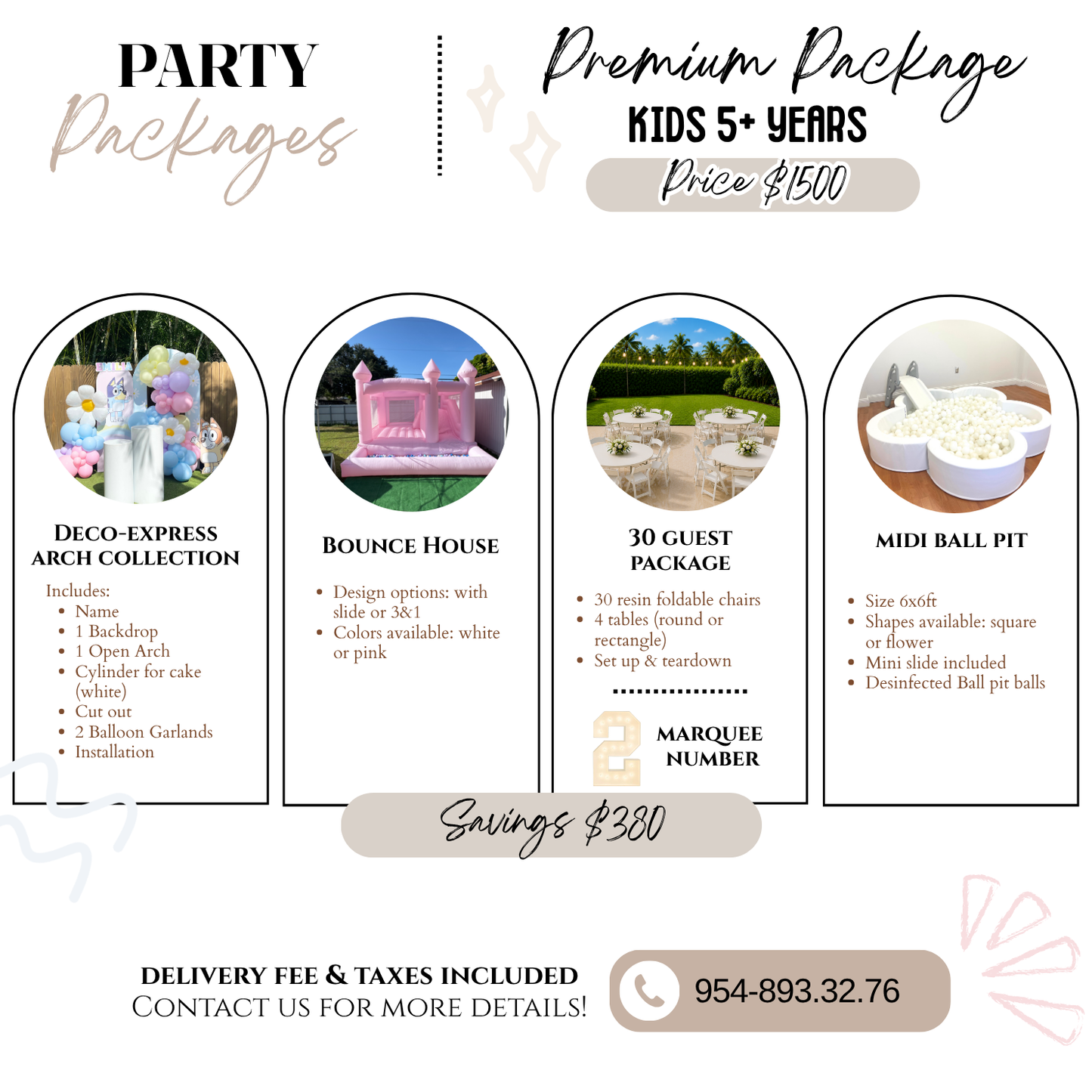 Party Packages - Kids 5+ years