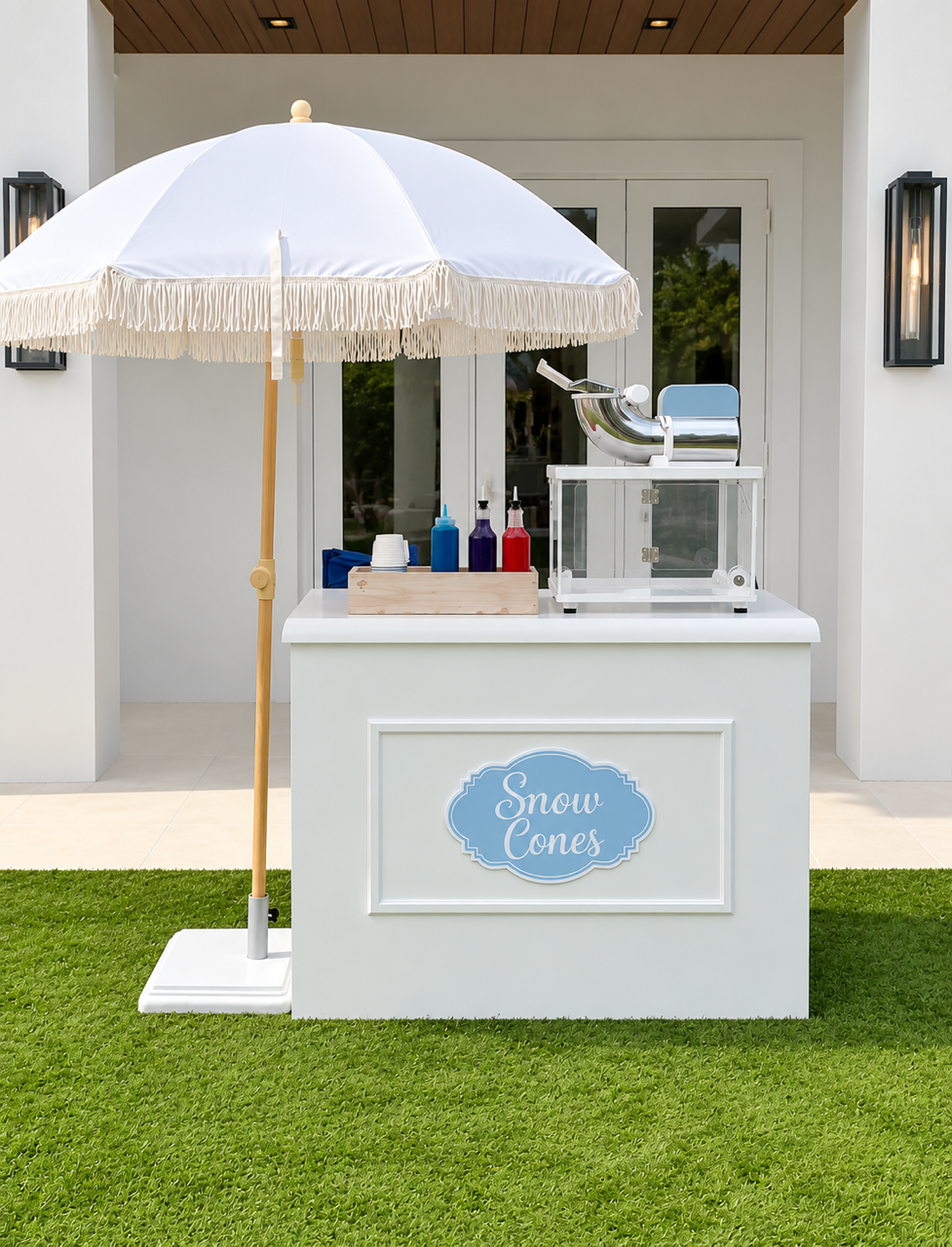 Snow Cone Station with Attendant ✨