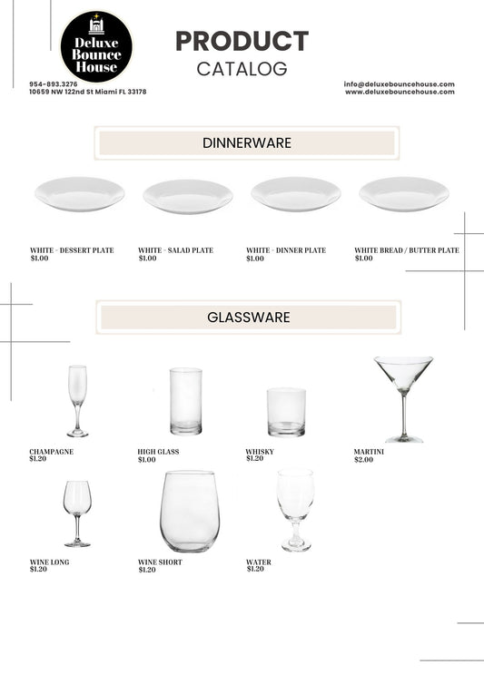 🎉 NEW SERVICES! Party Rental Catalog