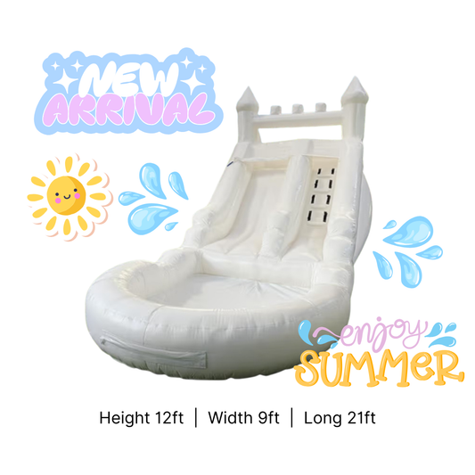 White Water Slide | 12x21ft | For kids up to 8 years