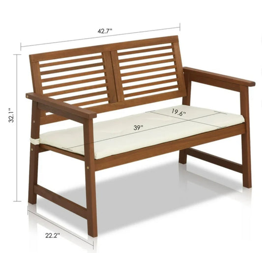 Wood Bench - rental - add on only